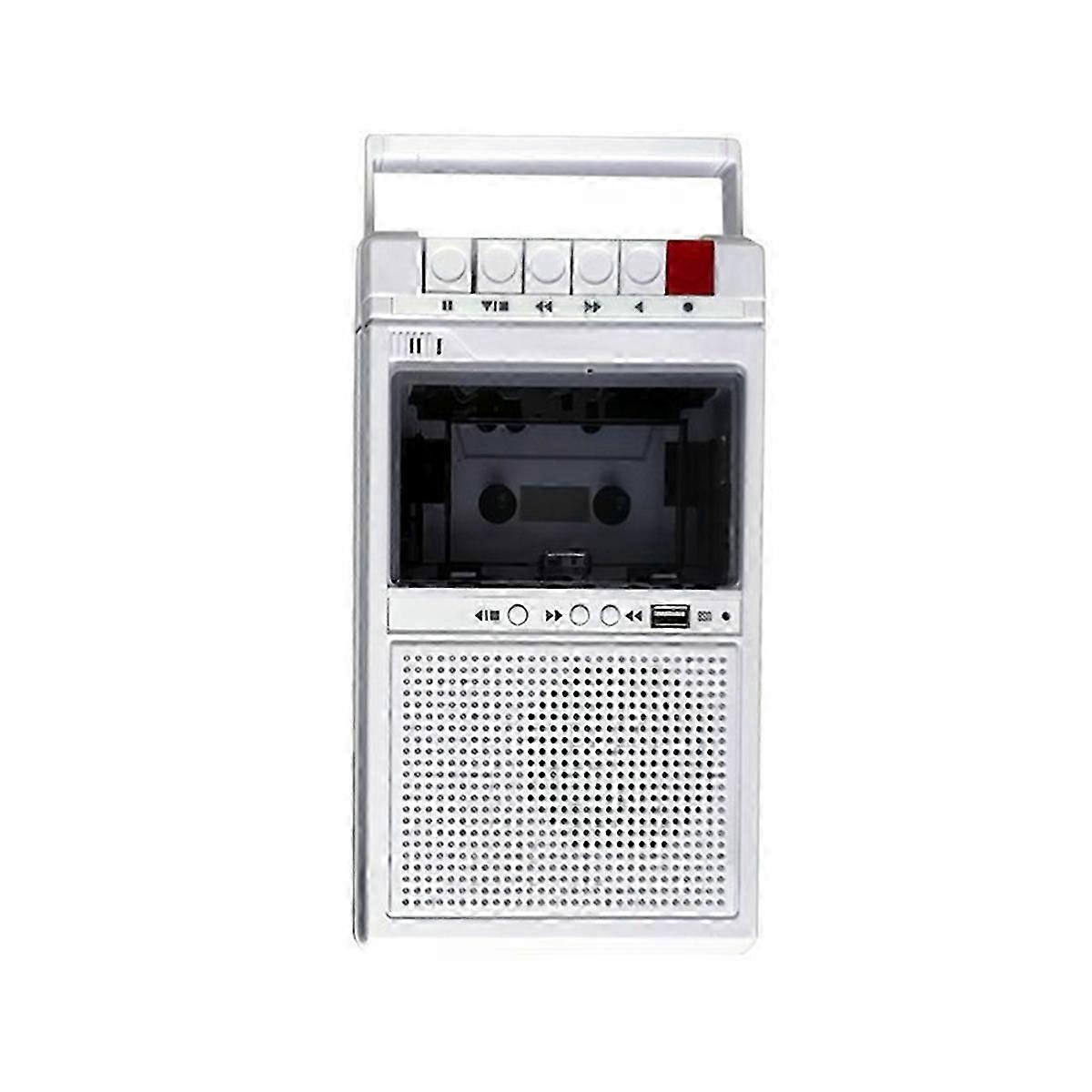 Vintage Style Cassette Tape Player with Recording Function