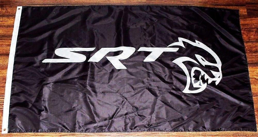 New Srt Hellcat Logo Decor Flag Banner IQ-0111