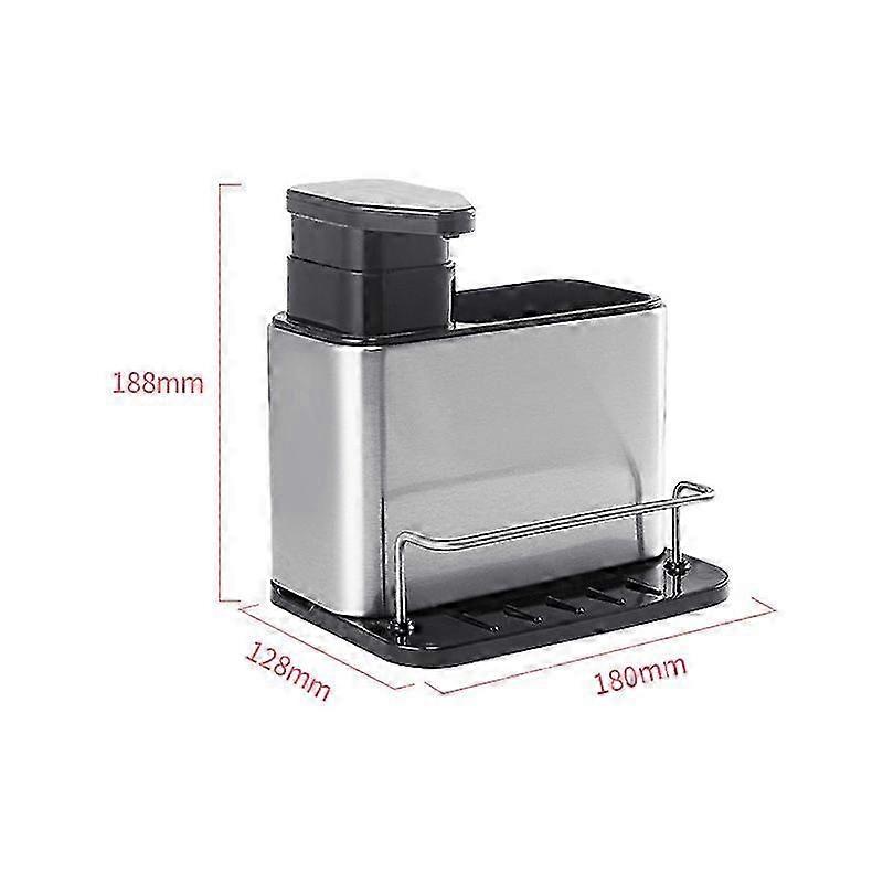 Cutlery accessory holder - silver and black