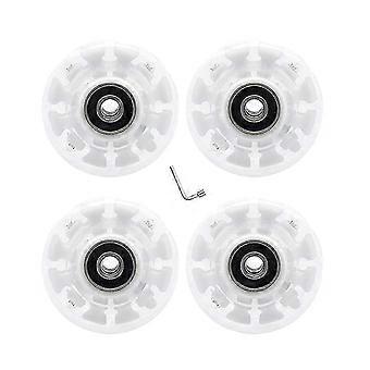 4 Pieces 32x58mm 78a Light-emitting Roller, Light-emitting Pulley With Bearings, Skateboard Accesso