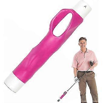 Golf Grip Trainer, Golf Club Swing Training Aid, Practice Grip compatible with Posture Correction