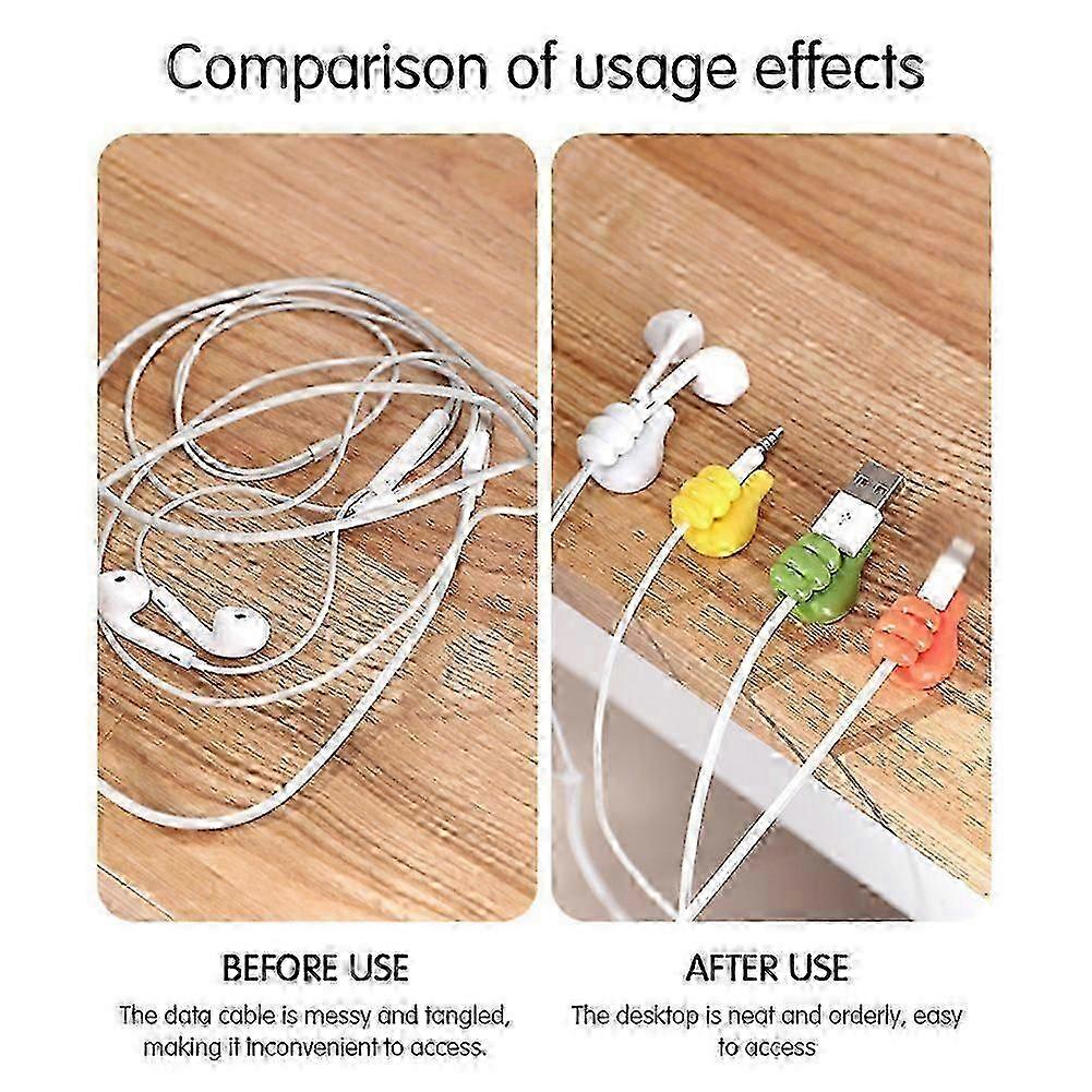 Wall-Mounted Thumb Cable Holder