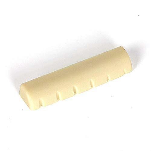 6 String Acoustic Guitar Nut Replacement with Accurate String Spacing and Stable Tuning Support