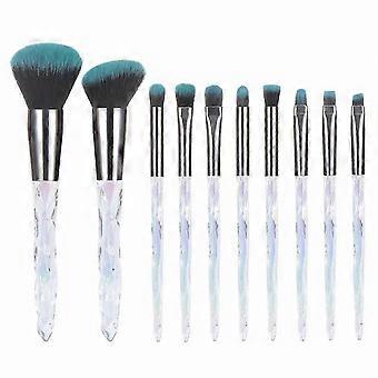premium 5/10 Piece Makeup Brush Collection for Powder, Blush, Foundation, Contour, Eyeshadow, and Eyeliner Application_HP
