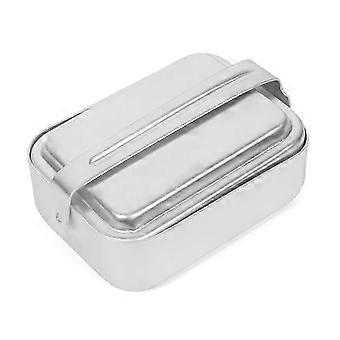 Outdoor Mess Tin Kit Aluminum Camping Cookware Set with Lid QWS-WHBYV