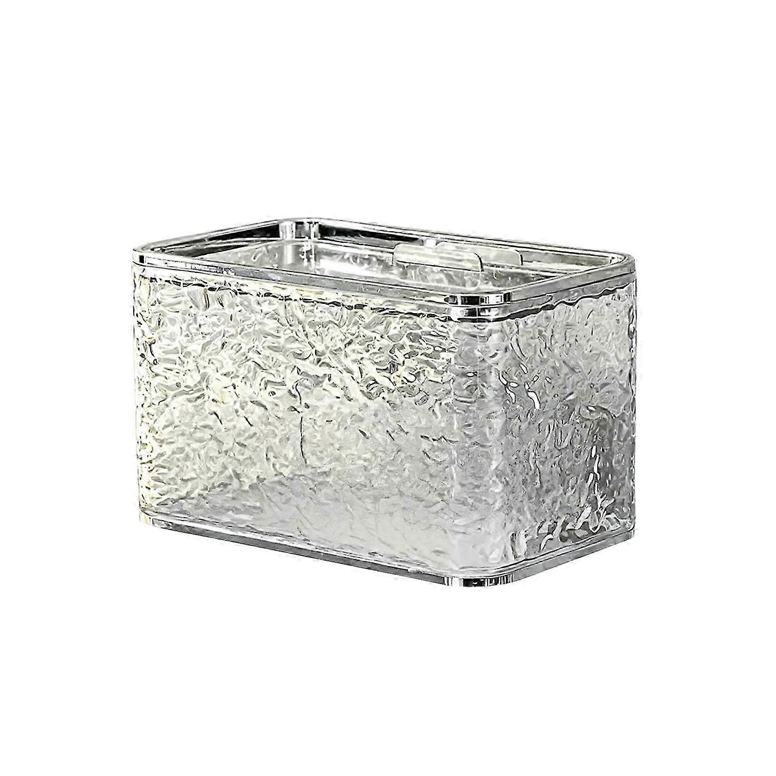 26-27@Wall Mounted Tissue Box - Transparent & Space Saving - for Renters