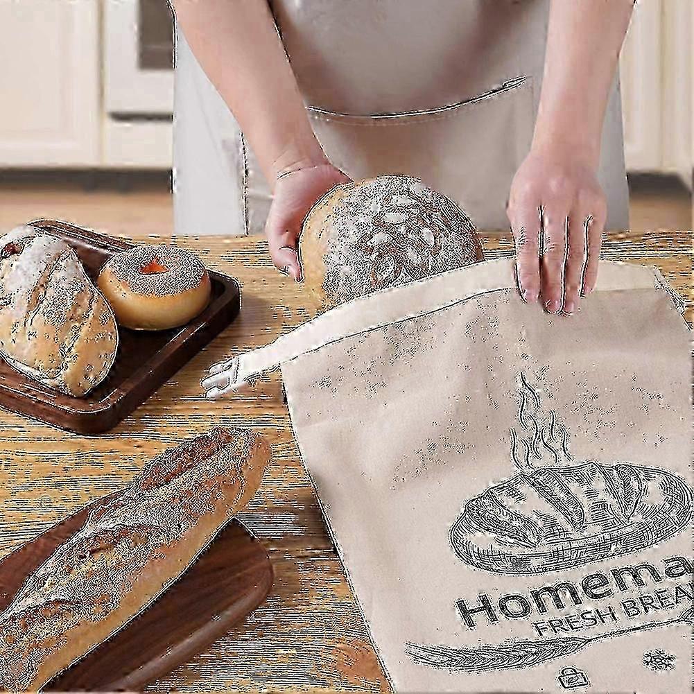 Linen Beeswax Sourdough Storage Bag