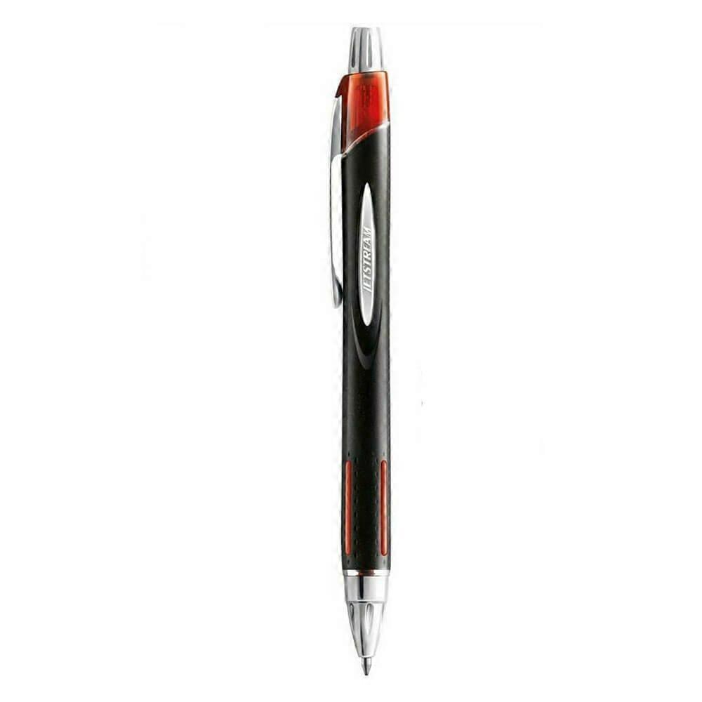 RED Uni Jetstream Retractable Rollerball Pen 1.0mm Quick Drying Smudge Proof