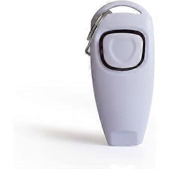 Dog Training Clicker, Dog Whistle Clicker 2 In 1 Training Clicker Tools White.A3