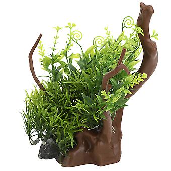 Simulation Plastic Water Plants Landscaping Decoration Accessory for Fish Tank Aquarium