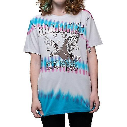 Ramones Unisex Adult Tour 1978 Eagle T-Shirt