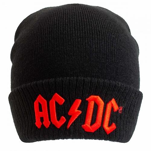 AC/DC アップリケ ロゴ ビーニー