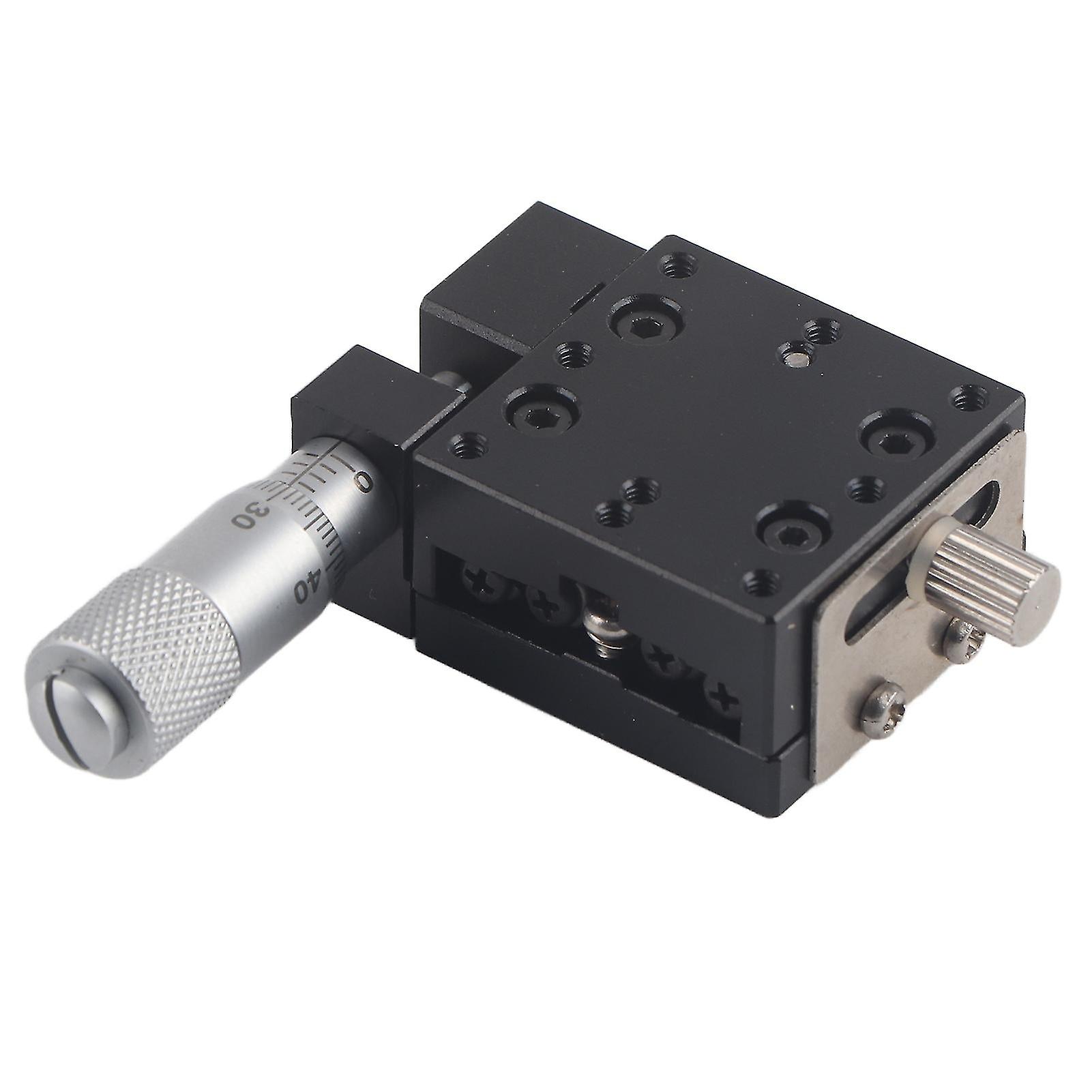 X Micrometer Manual Fine Tuning Cross Roller  Precision Linear Stages 25*25mm