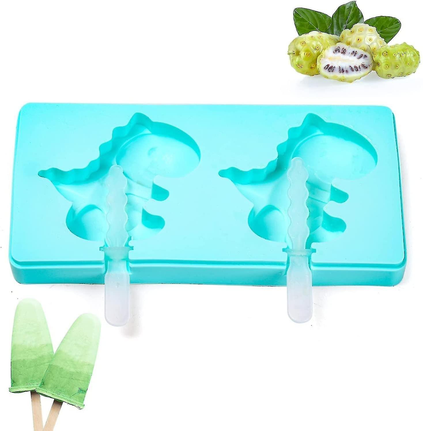 Silicone Popsicle Molds Ice Pop Mold Maker Dinosaur Shapes Bpa Free Reusable Popsicle Molds For Cake