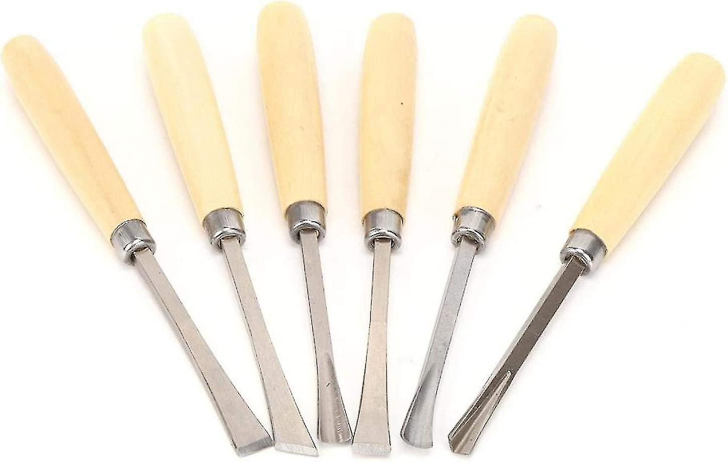 6 Piece Carving Knife Woodworking Chisel Set For Diy Professional Use Gift