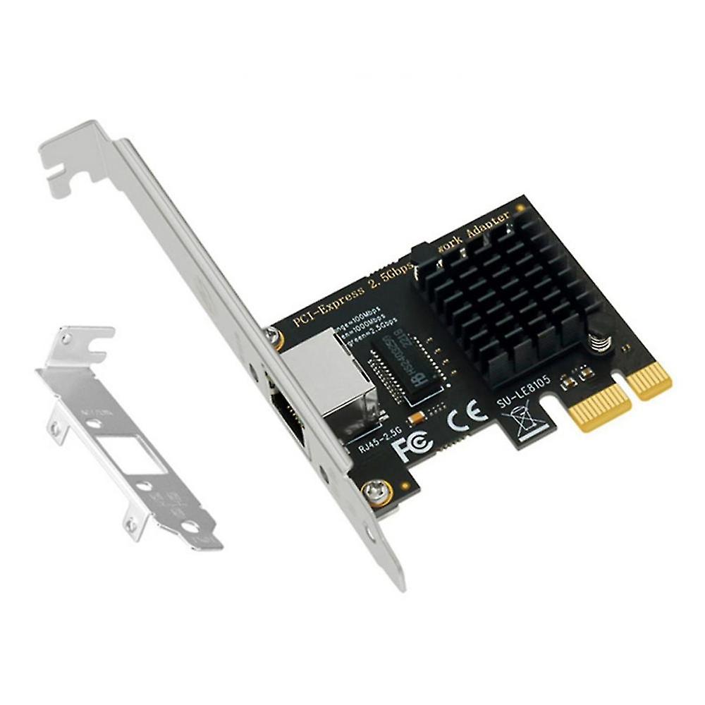 Pci-e 2.5g Network Card Rtl8125bg Pci-e X1 To 2.5gbps Gigabit Rj45 Ethernet Network Card For Pc Win