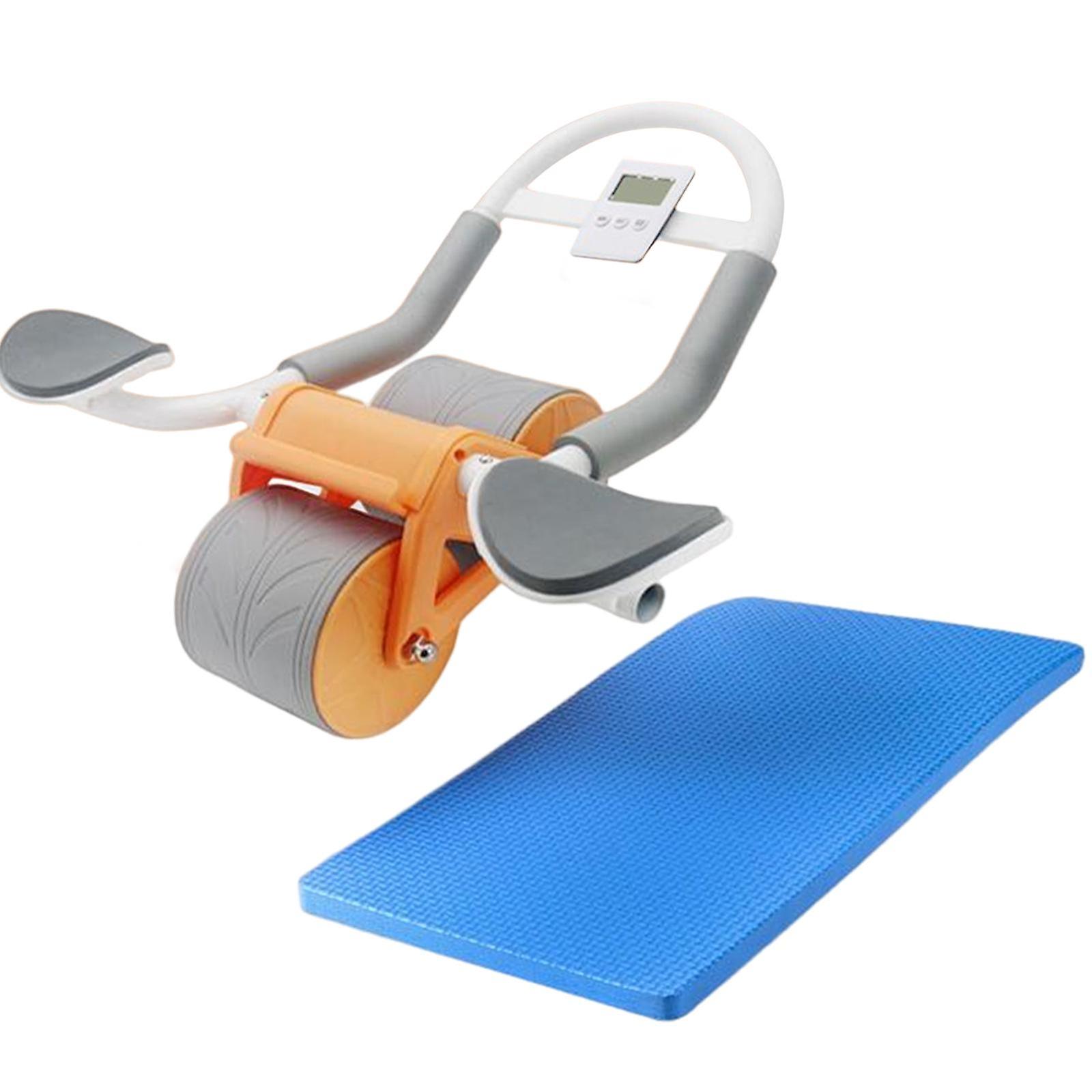 Abdominal Roller Abdominal Trainer Ab Exerciser Kneeling Pad Ab Roller Wheel Timer