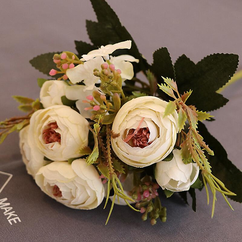 Silk Flowers Rose Hydrangea For Wedding Party Decoration