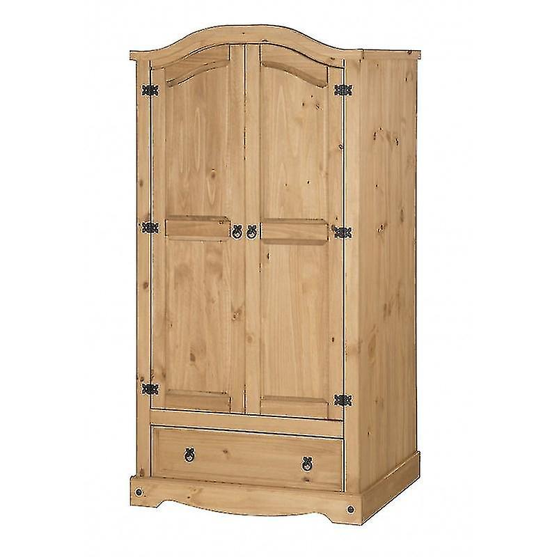 Corona 2 Door 1 Drawer Arch Top Wardrobe