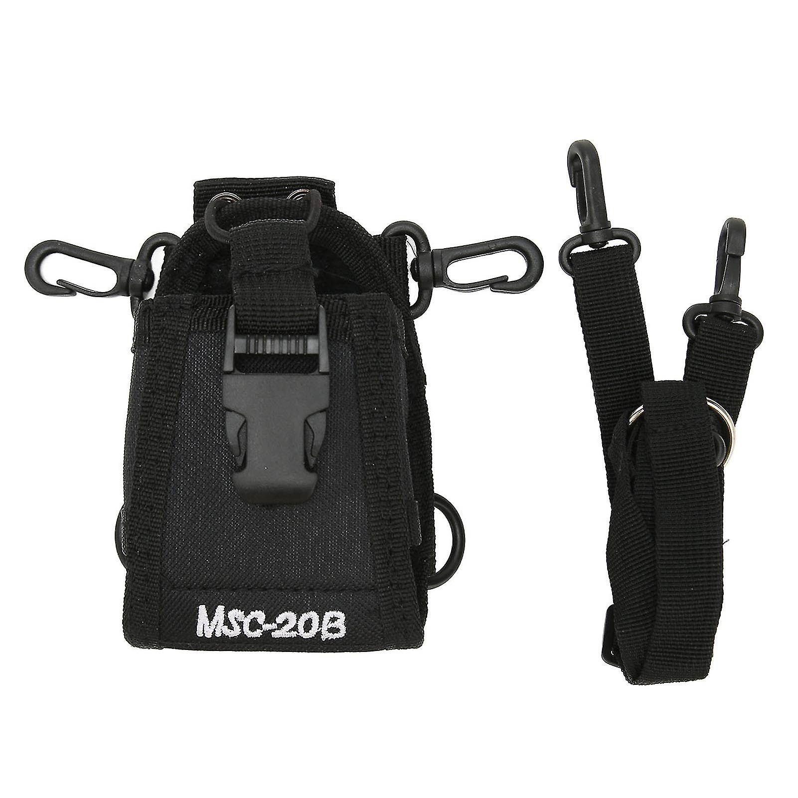 Walkie Talkie Holder Lightweight Portable Universal Nylon Radio Case Pouch for 2 Way Radio MSC 20B