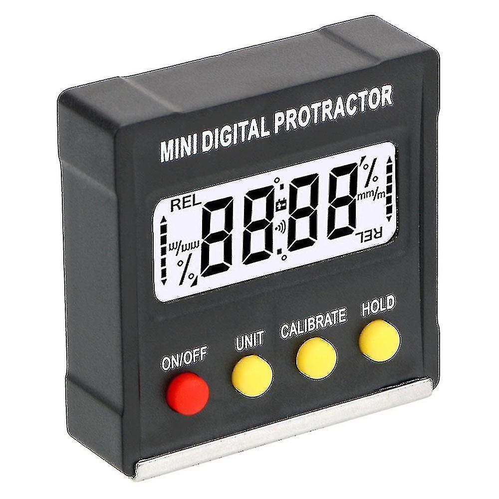 360 Mini Digital Protractor Inclinometer Electronic Level Box Magnetic Base Angle Finder Measuring Tools Construction Tools