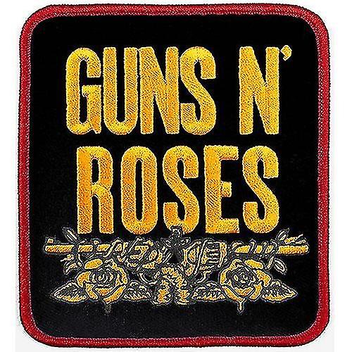 Guns N Roses Woven Stacked Logo Iron On Patch