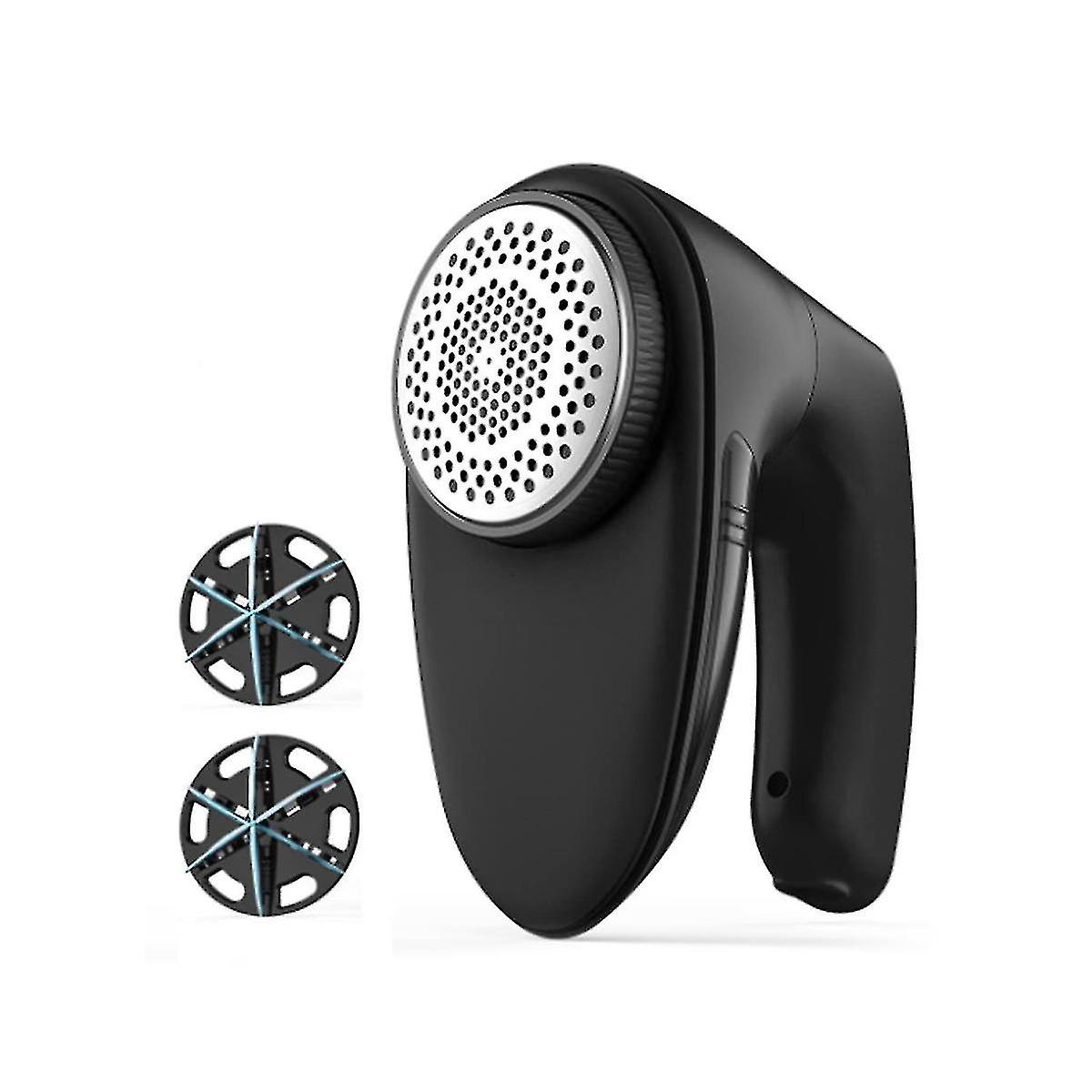 Electric Lint Remover With 6-leaf Blades Quickly Remove Usb Fabric Sweater For Clothes Bedding Blac