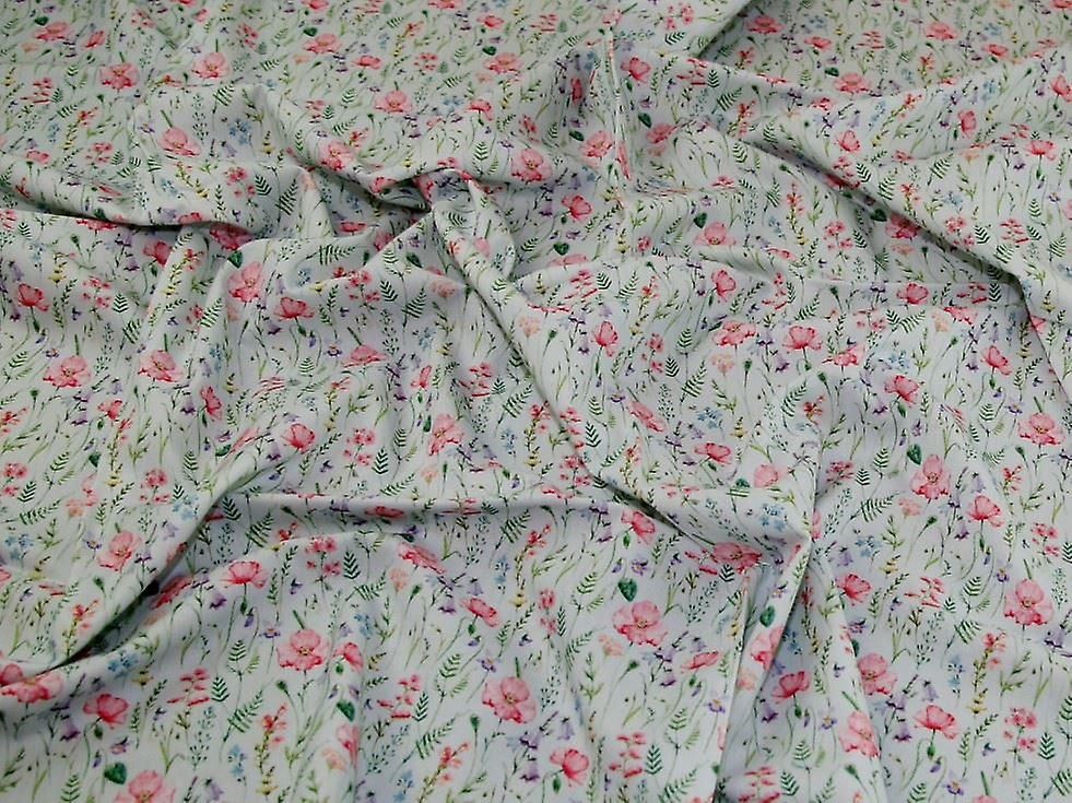 John Louden 100% Cotton Fabric Sky - per metre