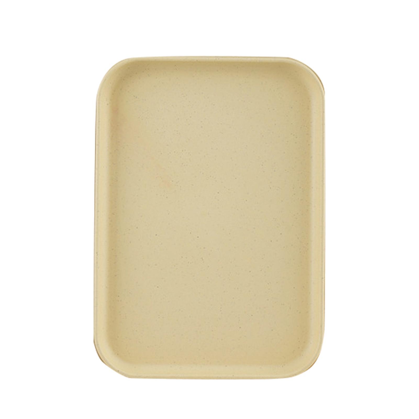 Rectangular Cupcake Fruit Snack Tea Tray for Home Office