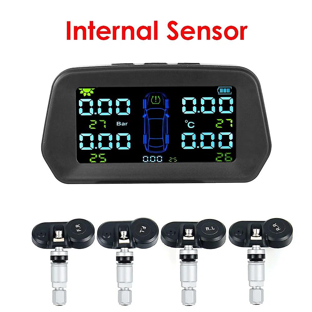 Tire Pressure Detector Tpms Moniteur d’alarme de pression des pneus Système de surveillance de la pr