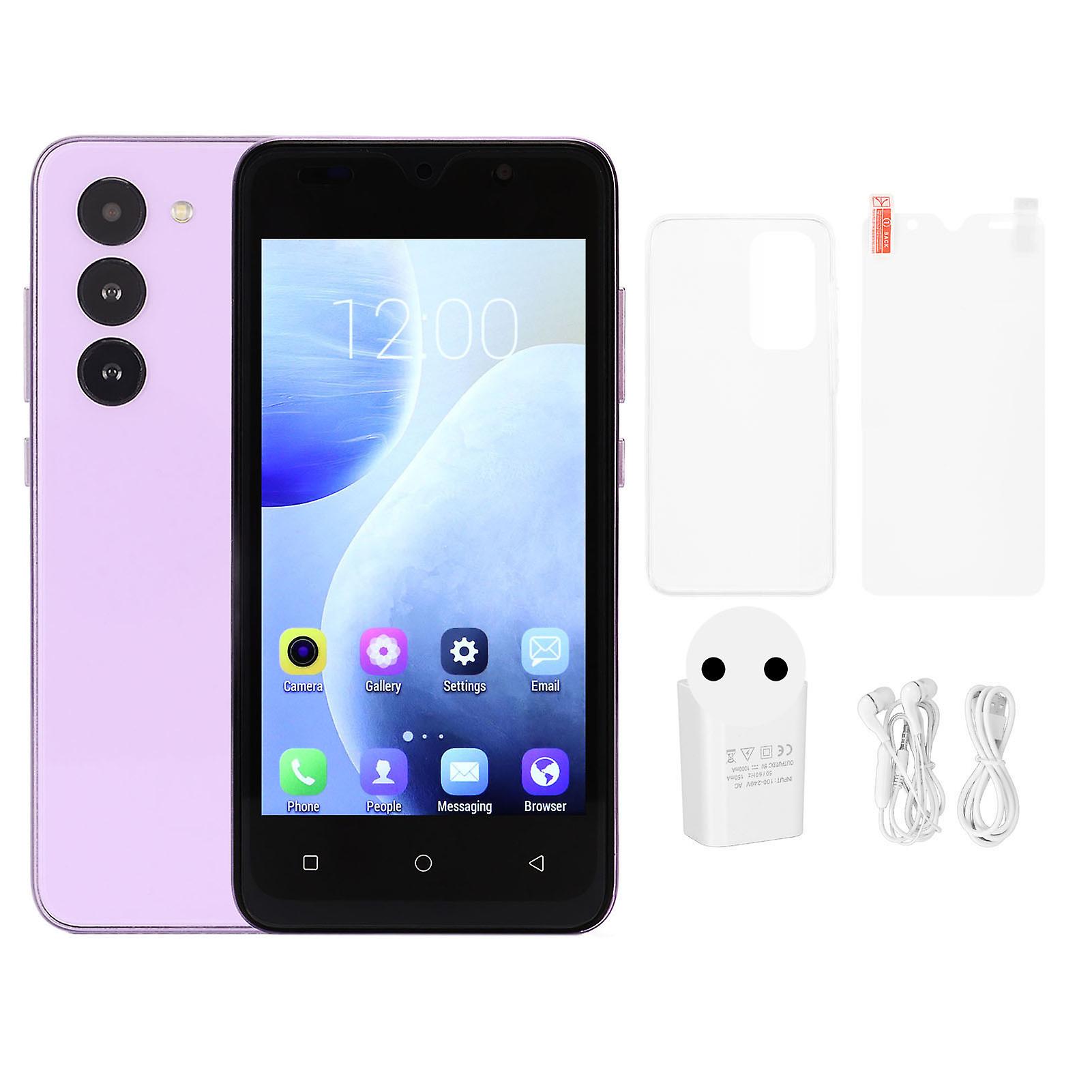 Purple 5.0" Android Smartphone, 2GB RAM, 16GB ROM, Dual SIM, Face Recognition, EU Plug