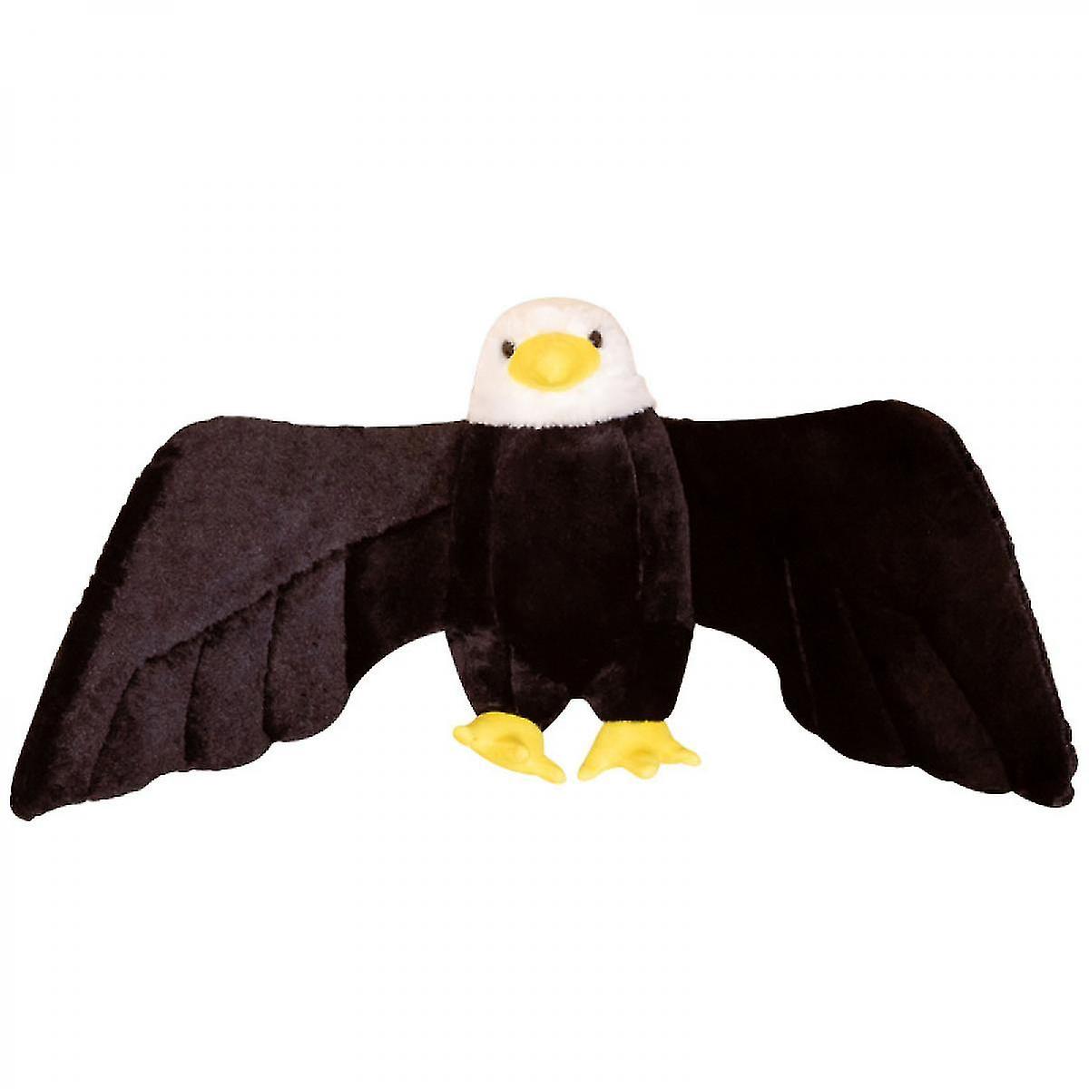 Large Bald Eagle Plush Stuffed Animal, Soft American Eagle Plush Toy, Cute Bird Plushie, Cuddly Birthday For Kids, 15.7"
