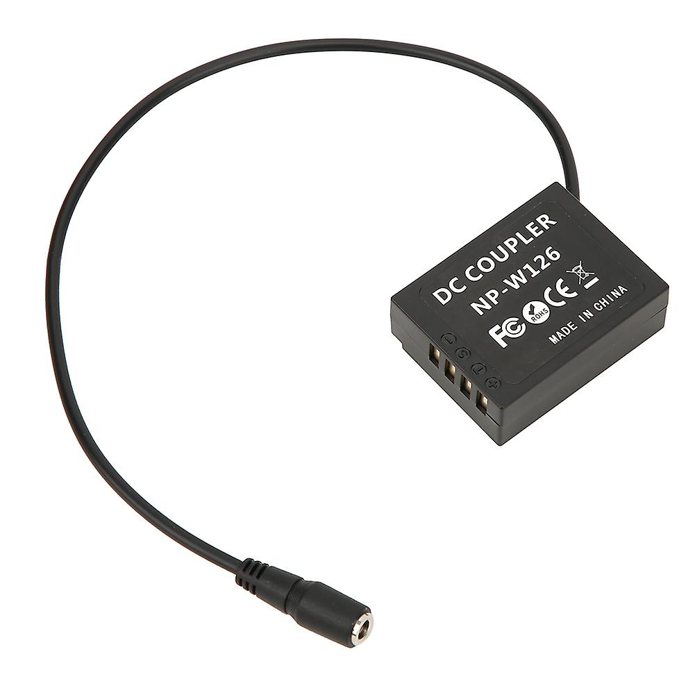 NP W126 Full Decode Dummy Battery with DC Interface and Straight Wire for Fuji X T1 X T2 X T3 X T10 X T20 X T30 X Pro1 X Pro2 X Pro3