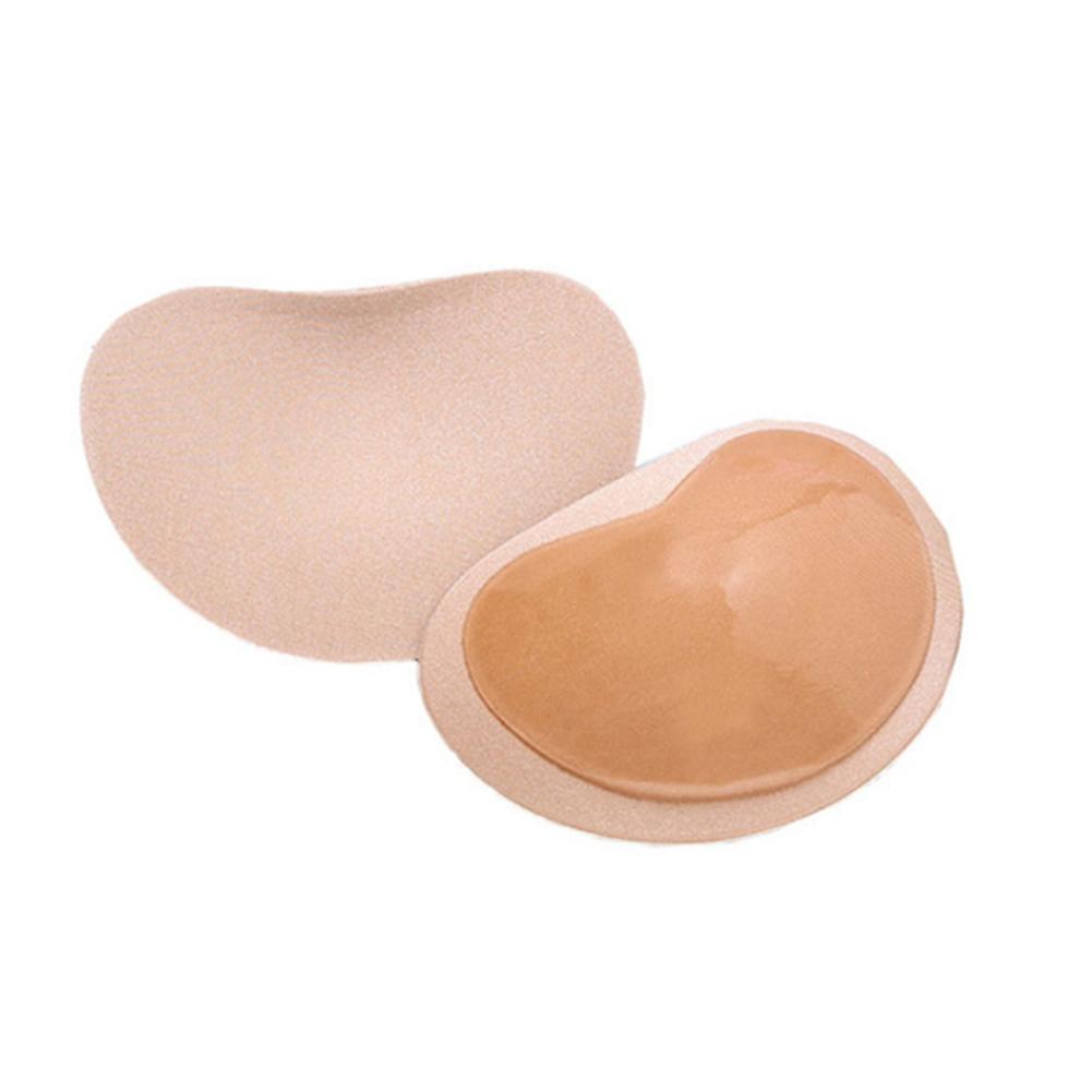 1Paire de coussinets de poitrine en forme de cœur épaissis éponge auto-adhésive Push Up Pad pour Bikinis Soutien-gorge Maillot de bain