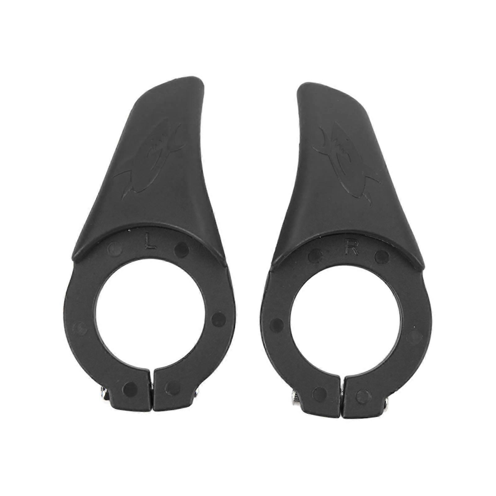 1 Pair Nylon Handlebar Thumb Rest 71x33.6mm Black for MTB