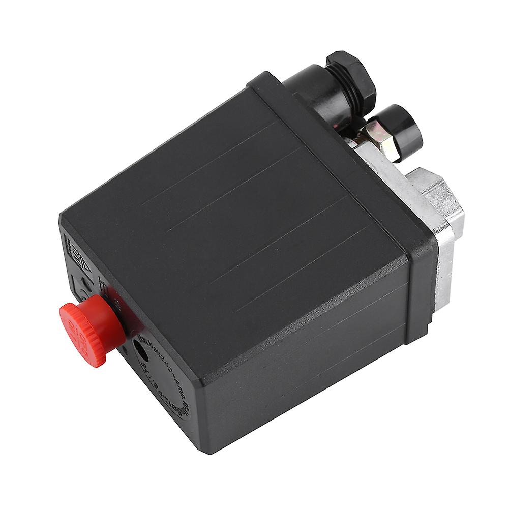 230v Air Compressor BiuZi 1 Set 230V 16amp 90-120 PSI Air Compressor Pressure Control Switch Valve Metal and Plastic Double Gauges Air Compressor Pres