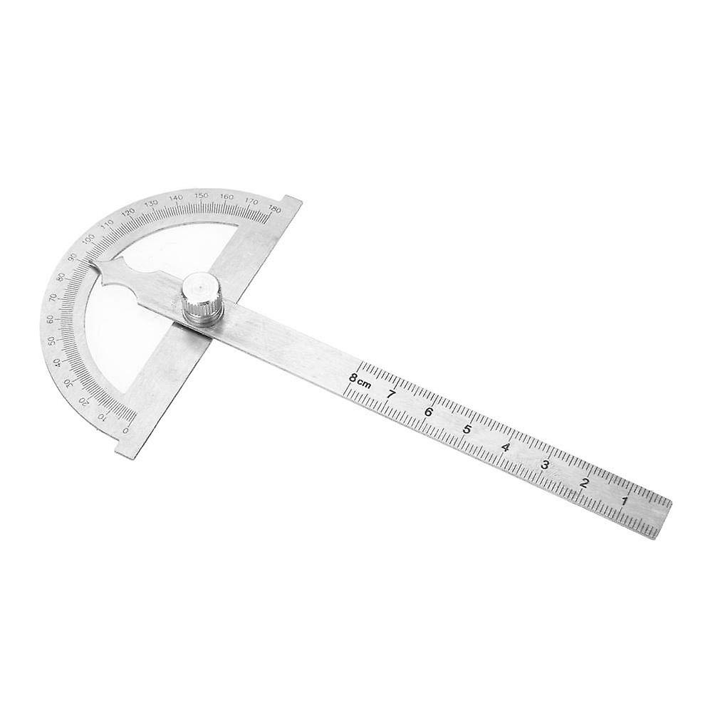 Protractor Ruler, 0 to 180 Degree 15cm Stainless Steel Protractor Goniometer Angle Finder Gauge Rule
