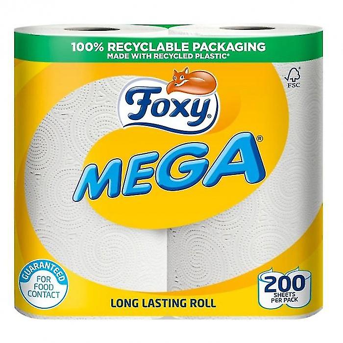 Foxy Mega Hushållspapper (2-pack)