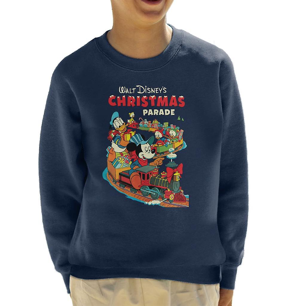 Disney Christmas Mickey Mouse Xmas Train Kid's Sweatshirt