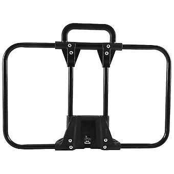 Faltbare Fahrradtasche Korb Rahmenständer für Korbtasche Faltbares Fahrradzubehör 40x26cm Schwarz