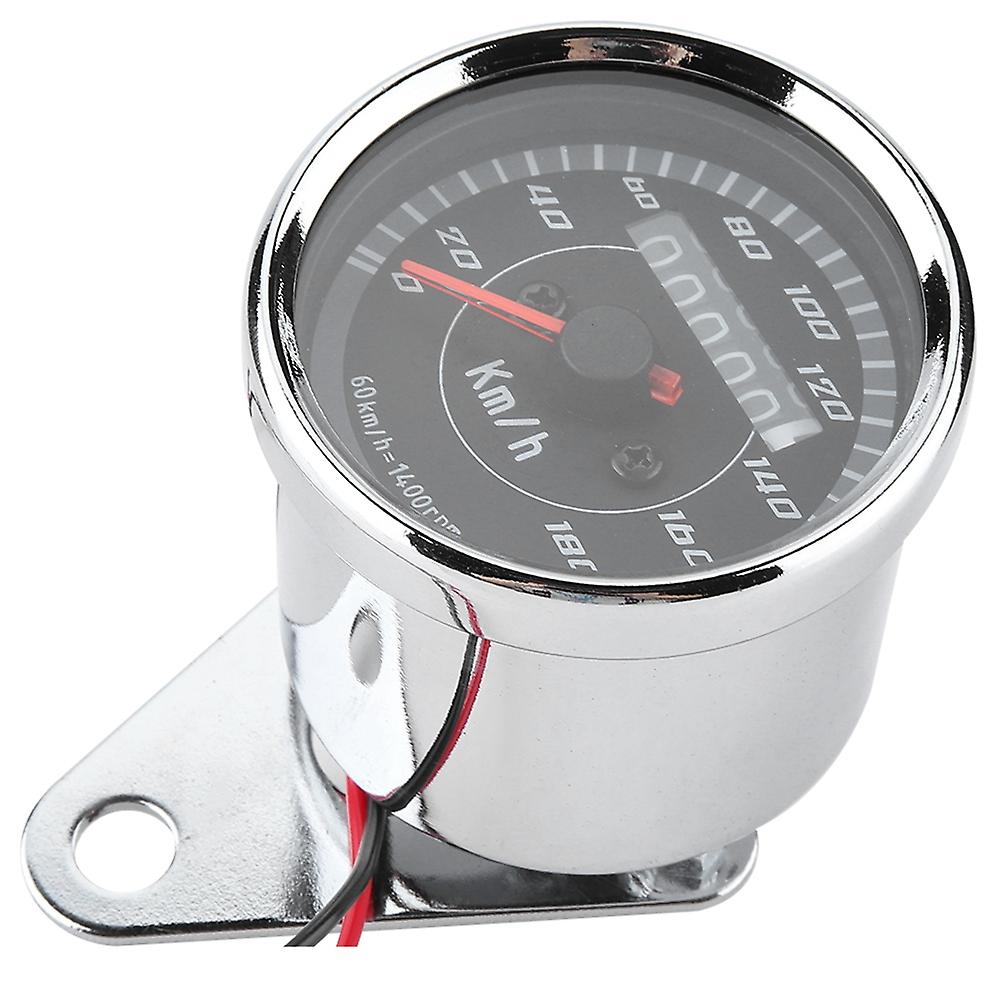 Universal Motorcycle Retro Modification LED Odometer Universal Motorcycle Speedometer Digital Mile Meter Gauge