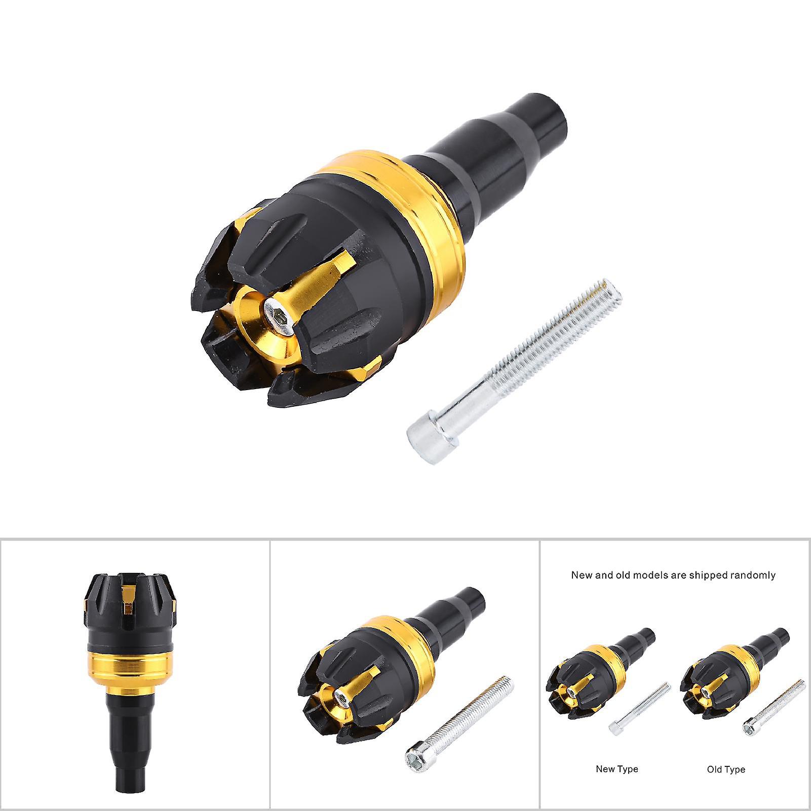 New Motorcycle CNC Aluminum Alloy Frame Slider Falling Protector Anti Crash Caps Gold