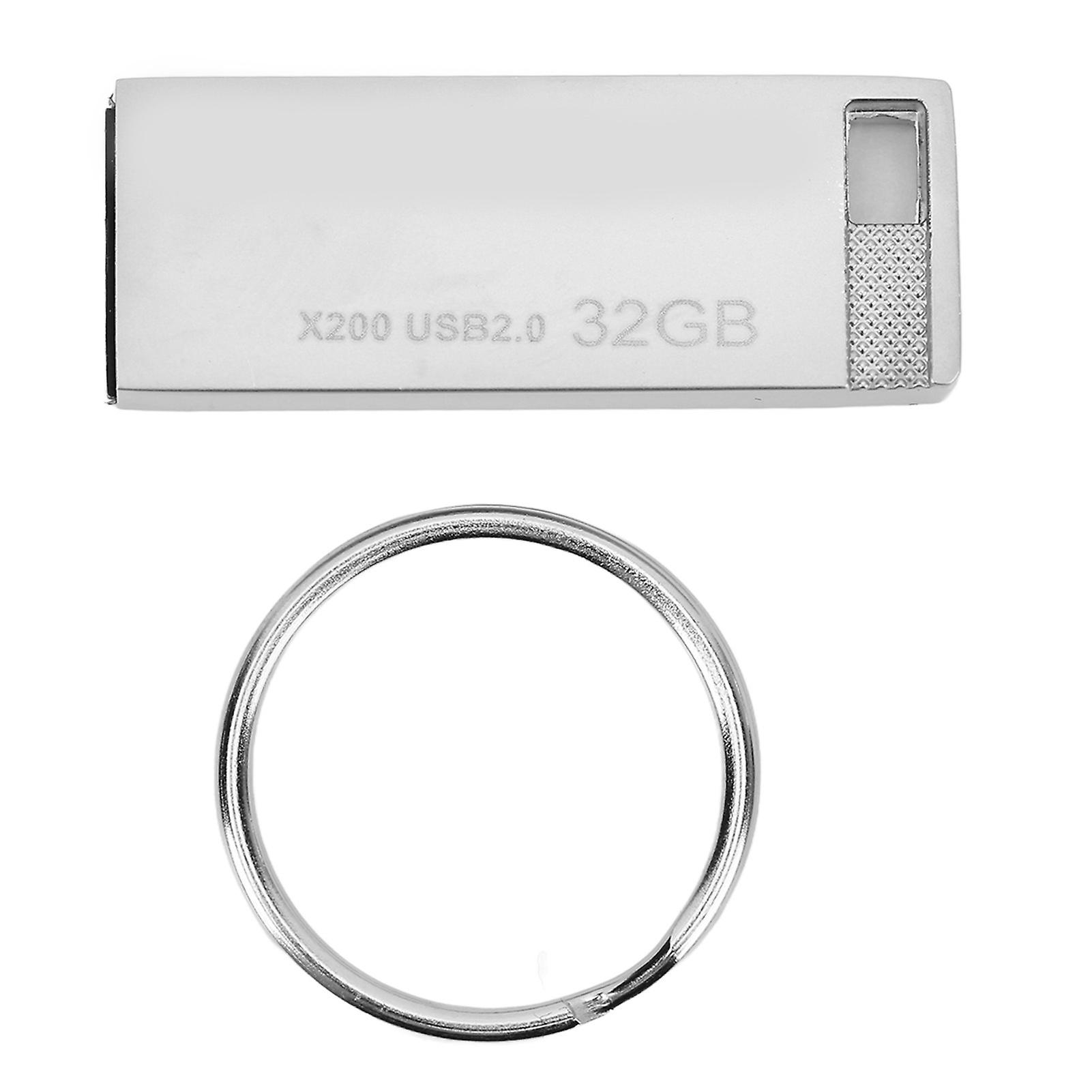 Zinc Alloy USB Flash Drive - Durable, Portable Storage with USB 2.0 Interface Compatibility