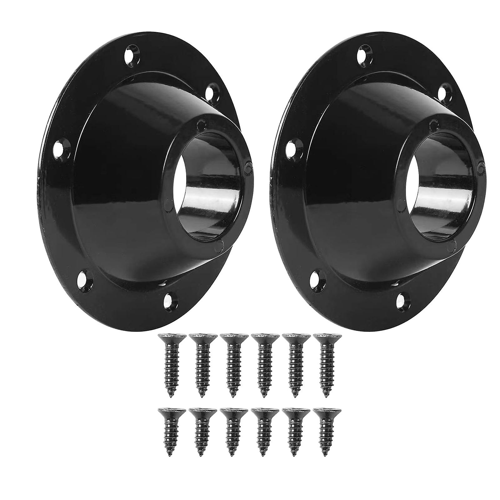 2Pcs RV Table Base Aluminum with Mounting Holes Durable Convenient Installation Direct Replacement Pedestal Table Base Flange