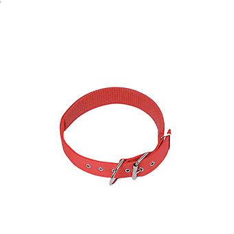 Veeki Alloy Buckle Dog Collar,Soft and Comfortable Leather Padded,Breathable Nylon Pet Collar Adjustable for Small Medium and Large Dogs.XL