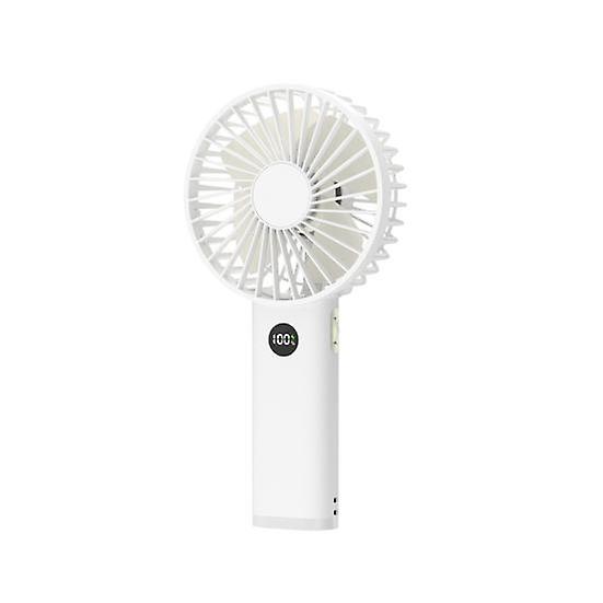 Mini Handheld Fan with Light Speed Adjustable Low Noise Rechargeable Compact Size Portable Cooling Fan