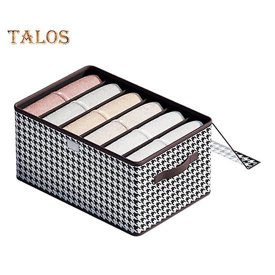 Clothes Storage Bin Grid Design Keep Neat Strong Load-bearing Convenient Dormitory Wardrobe Compartment Clothes Container