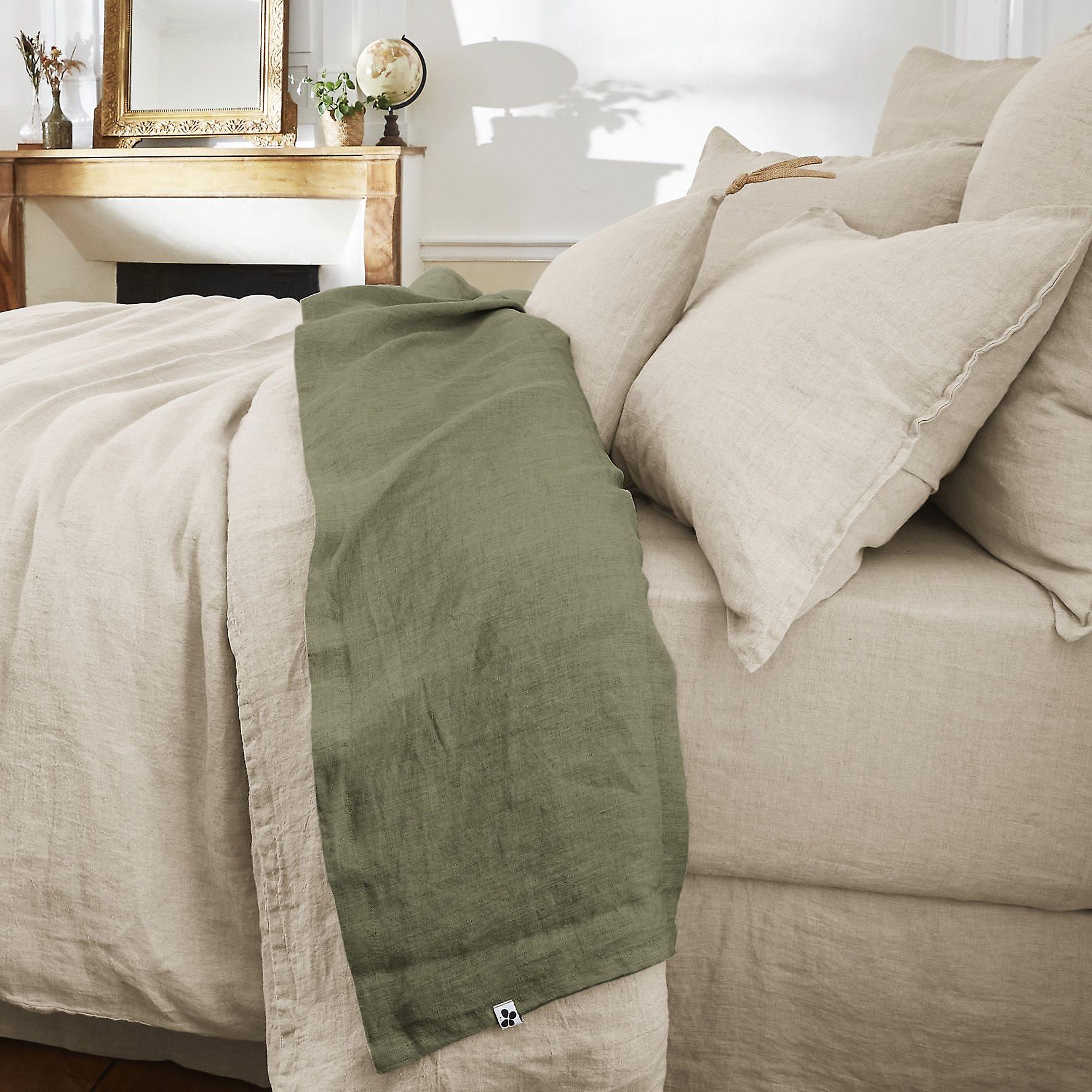 Flat sheet 240 x 300 cm SOLINE Thyme