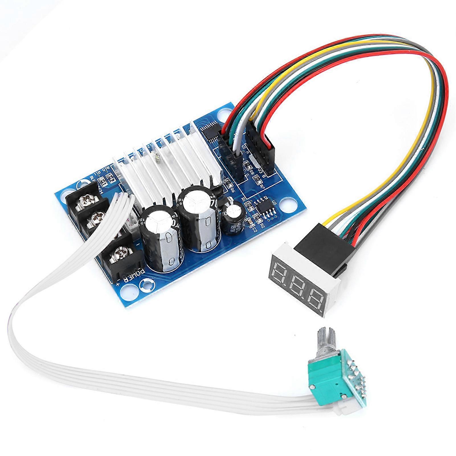 DC12-60V 20A PWM DCブラシモーター速度コントローラー調整可能な電気モーター速度レギュレーター