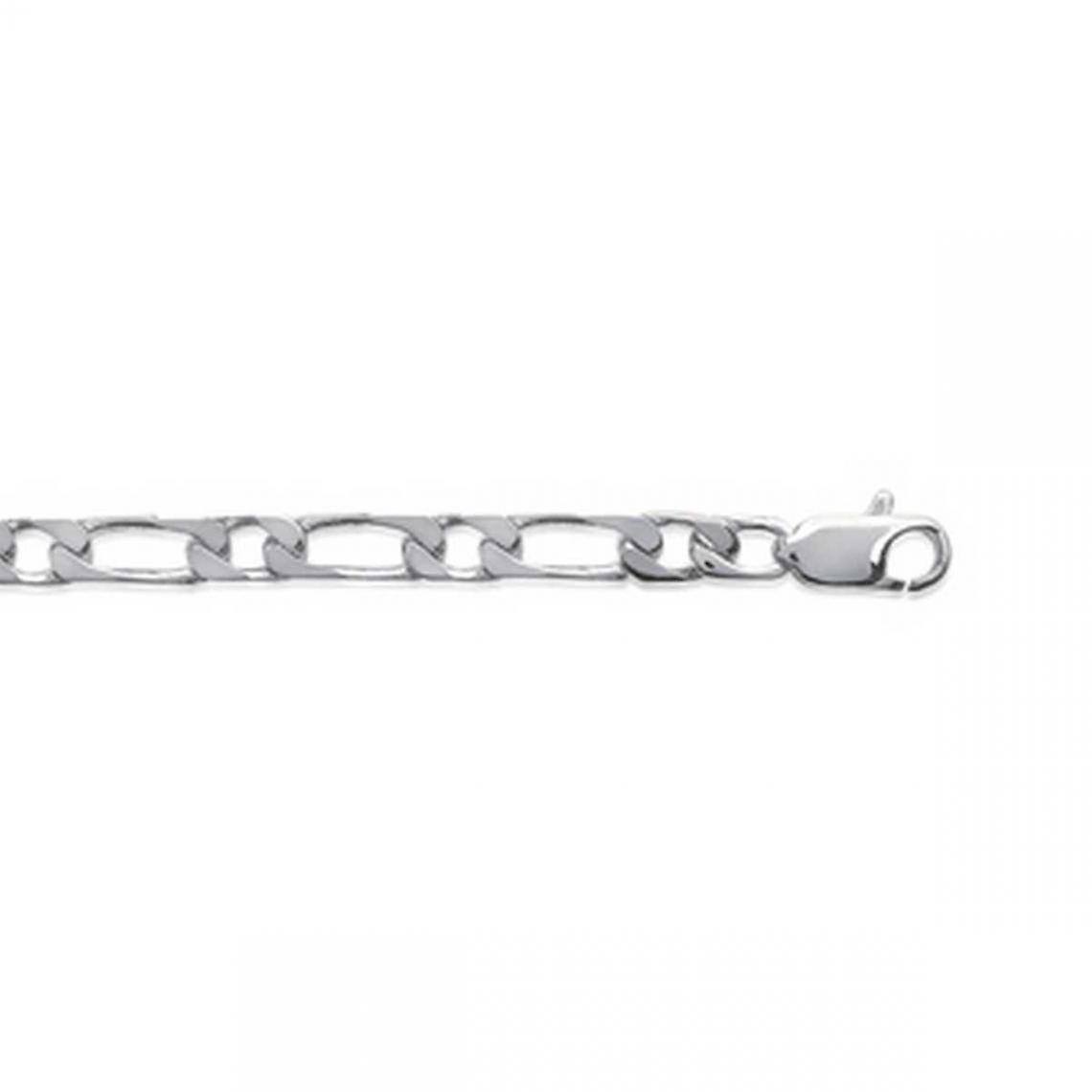 Mænds sølvkæde 5 mm - Z3ZZV0